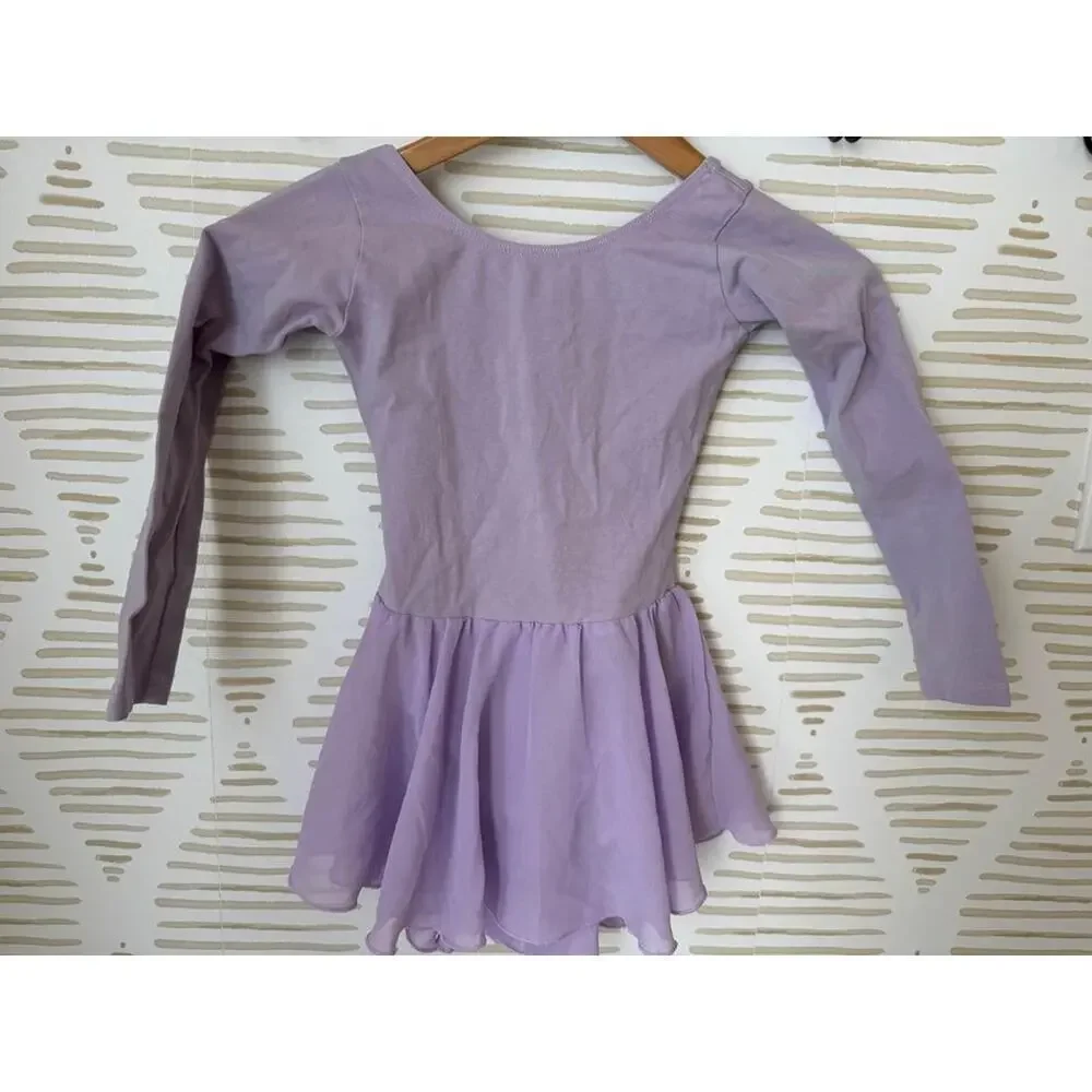 Girls Size 10 Long Sleeve Leotard Dance Ballet Dress